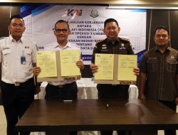 KAI Daop 3 Cirebon Tandatangani Kerjasama Dengan Kejari Subang