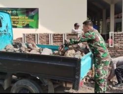 TMMD Nasional ke-125, Pembangunan Pagar SDN Sindangjawa Capai 40 Persen