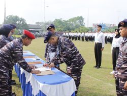 Lanal Cirebon Melaksanakan Penandatanganan Pakta Integritas Dalam Penerimaan Calon Prajurit TNI AL