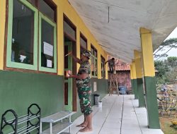 Meski Hujan, Satgas TMMD Kodim 0615/Kuningan Tuntaskan Program di Desa Sindangjawa