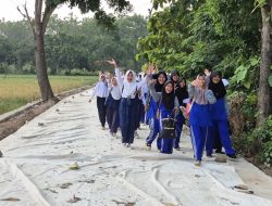 Setelah Bertahun-tahun Rusak Jalan Menuju SMPN 1 Cikedung, Kini Telah Diperbaiki