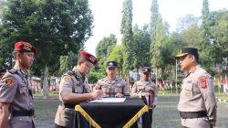 Kapolres Kuningan Pimpin Sertijab Sejumlah Perwira, Dorong Adaptasi Cepat di Lingkungan Baru