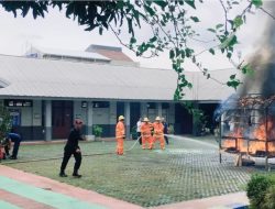 Antisipasi Kebakaran, Lapas Kuningan Dukung Penggunaan Panic Button dan Ikuti Simulasi di Bandung