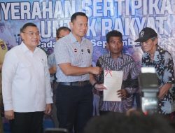 Kementerian ATR/BPN Serius Sertifikasi Tanah Ulayat di Sumatra Barat: 129 Sertipikat Diserahkan