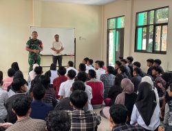 Danramil Cilimus Tanamkan Disiplin dan Cinta Tanah Air pada Generasi Muda di LPK Buana Gogakuin