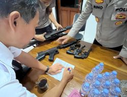 Lapas Kuningan Titipkan Senjata Api Dinas ke Polres, Wujudkan Pengelolaan Tertib dan Aman