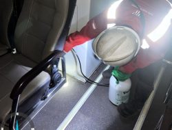 Langka Nyata, PT KAI Daop 3 Cirebon Lakukan Pest Control dan Fumigasi Sarana