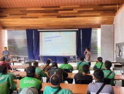 Sosialisasi Operasi Zebra Lodaya dan Edukasi Safety Driving untuk Pengemudi Ojek Online Grab