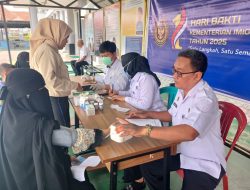 Lapas Kuningan Sambut Hari Bakti dengan Pemeriksaan Kesehatan Gratis bagi Keluarga Warga Binaan
