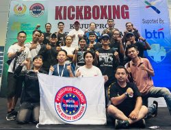Kick Boxing Kota Cirebon Raih 3 Emas di Babak Kualifikasi Porprov Jabar 2026
