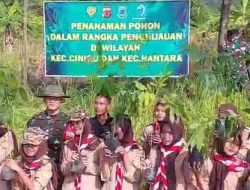450 Pohon Menghijaukan Blok Karangsari: Koramil Ciniru Gelar Aksi Bersama Masyarakat