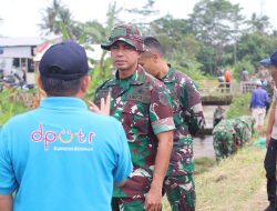 Rangkaian HUT Korem dan Kodim, Dandim Kuningan Pimpin Karya Bakti Pembersihan Sungai Cijoho Landeuh