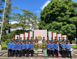 Dandim Kuningan Pimpin Ziarah TMP Haurduni, Ingatkan Semangat Pahlawan dalam HUT Korem dan Kodim