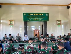 Do’a Bersama HUT Korem & Kodim di Masjid An-Nur: Dandim Tekankan Amal Jariyah dan Pengingat Kematian