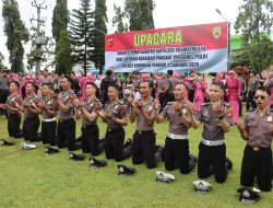 Polres Kuningan Naikkan Pangkat 97 Personel, Kapolres: Tanggung Jawab Lebih Besar