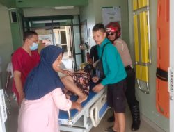 Tak Hanya Atur Lalu Lintas, Satlantas Kuningan Tunjukkan Aksi Kemanusiaan Bantu Ibu Hamil dan Korban Laka