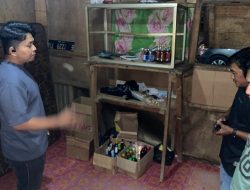 Puluhan Botol Miras Oplosan Disita Polisi di Cirebon
