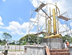 Pintu Gerbang Wisata Kuningan Dapat Ikon Baru, Tugu Angklung Akan Segera Diresmikan