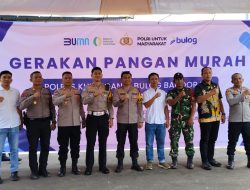 Harga Lebih Murah dari Pasar, Polres Kuningan Sukses Gelar Gerakan Pangan Murah di Cilimus