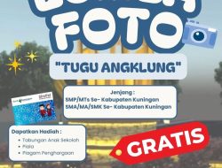 Aksi Kamera Pelajar, Lomba Foto Tugu Angklung Resmi Dibuka
