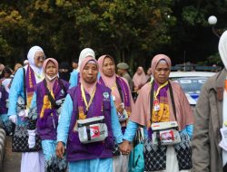 Haru dan Doa Menyertai Keberangkatan 445 Jemaah Haji Kuningan