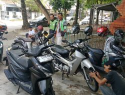 Polres Cirebon Kota Buka Cuci Motor Gratis Untuk Ojol
