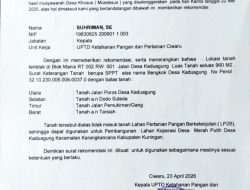 Ada Surat Rekomendasi Resmi, Lahan KDMP Kaduagung Boleh Dibangun