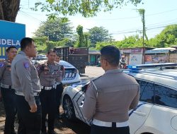 Satlantas Polres Cirebon Kota Monitoring Kawasan Rawan Kecelakaan