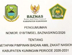 Resmi Tuntas! Inilah 5 Nama Terpilih Pimpinan BAZNAS Kuningan Periode 2026-2031