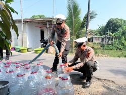 Sambut Hari Bhayangkara ke-80, Satlantas Polres Indramayu Salurkan Bantuan Air Bersih