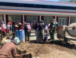 Gotong Royong Penuh Semangat, Warga Bunigeulis Bangun Akses Menuju KDKMP