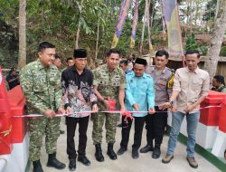 Program TNI AD, Jembatan Garuda Tahap V Perkuat Konektivitas Perbatasan Selajambe