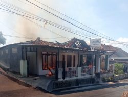 Cuaca Terik Jadi Pemicu, Mesin Sangrai Kopi Meledak Hanguskan Rumah Warga Cibeureum