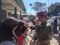 Wujud Kepedulian, Danramil Kadugede Pimpin Langkah Kebajikan ke Puluhan Anak Yatim