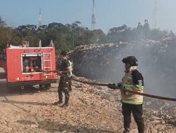 Kebakaran TPA Ciniru Meluas 3 Hektare, Kodim dan Yonif TP 839/SA Turunkan Kendaraan Bantu Pemadaman