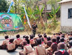 Tanamkan Cinta Tanah Air: Danramil Ciawigebang Sampaikan Wasbang Bela Negara di Sekolah