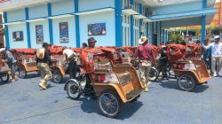 Ringankan Beban Pengayuh Lansia, 300 Becak Listrik Bantuan Presiden Prabowo Hadir di Majalengka