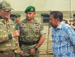 Menhan Sjafrie Sjamsoeddin Kunjungi Yonif TP 338 Talaga Manggung Majalengka