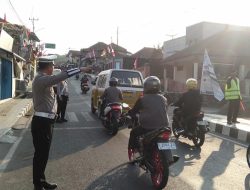 Hadir di Pagi Hari, Polres Kuningan Intensifkan Pengaturan Lalu Lintas di Titik Strategis