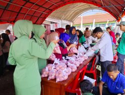 Bazar Murah TNI Hadir di Padamenak, Sembako Dijual Jauh Lebih Terjangkau