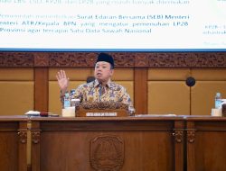 Menteri Nusron: LP2B Jatim Dorong Capaian Nasional 87,60%, Pemda Diminta Tindak Lanjuti