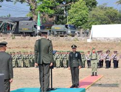 Kukuhkan Tekad Pengabdian, Upacara HUT TNI ke-81 Berlangsung Khidmat di Yonif TP 839/SA Cilimus