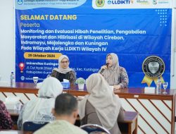 Dukung Hilirisasi Hasil Riset, Uniku Sambut Monev Hibah Penelitian dan Pengabdian LLDIKTI IV